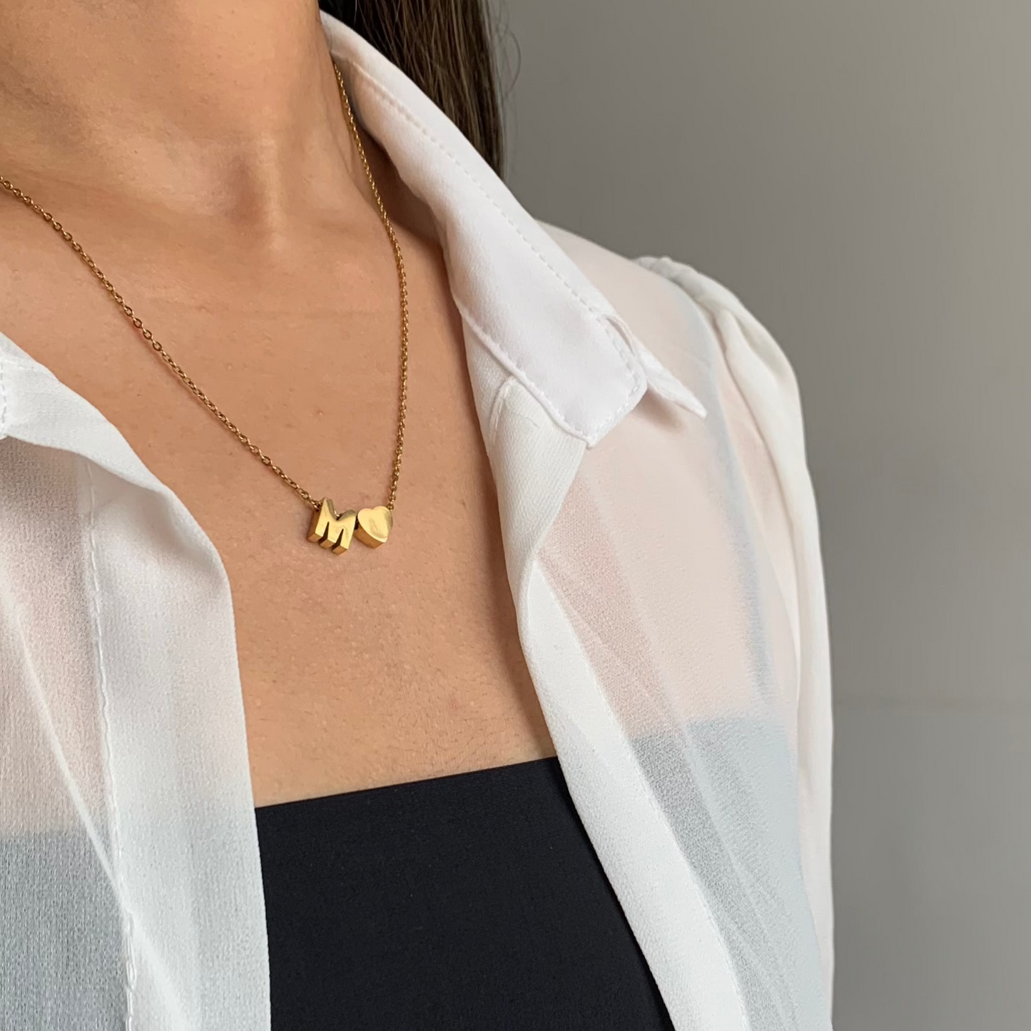 Collar de 2 Iniciales