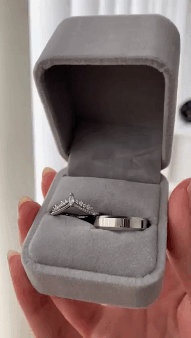 Box Anillos de Promesa Princesa
