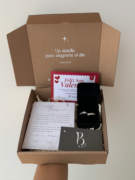 Box Anillos de Promesa Princesa