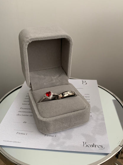 Box Anillos de Promesa Pandora