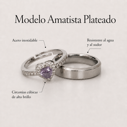 Anillos de promesa Pandora para parejas – foto 1