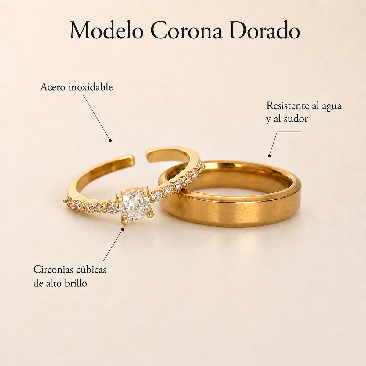 Anillos de promesa Pandora para parejas – foto 2