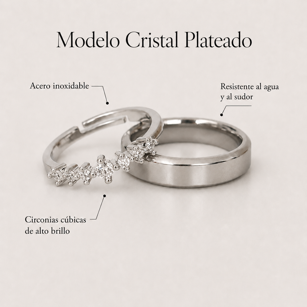 Anillos de promesa Pandora para parejas – foto 5