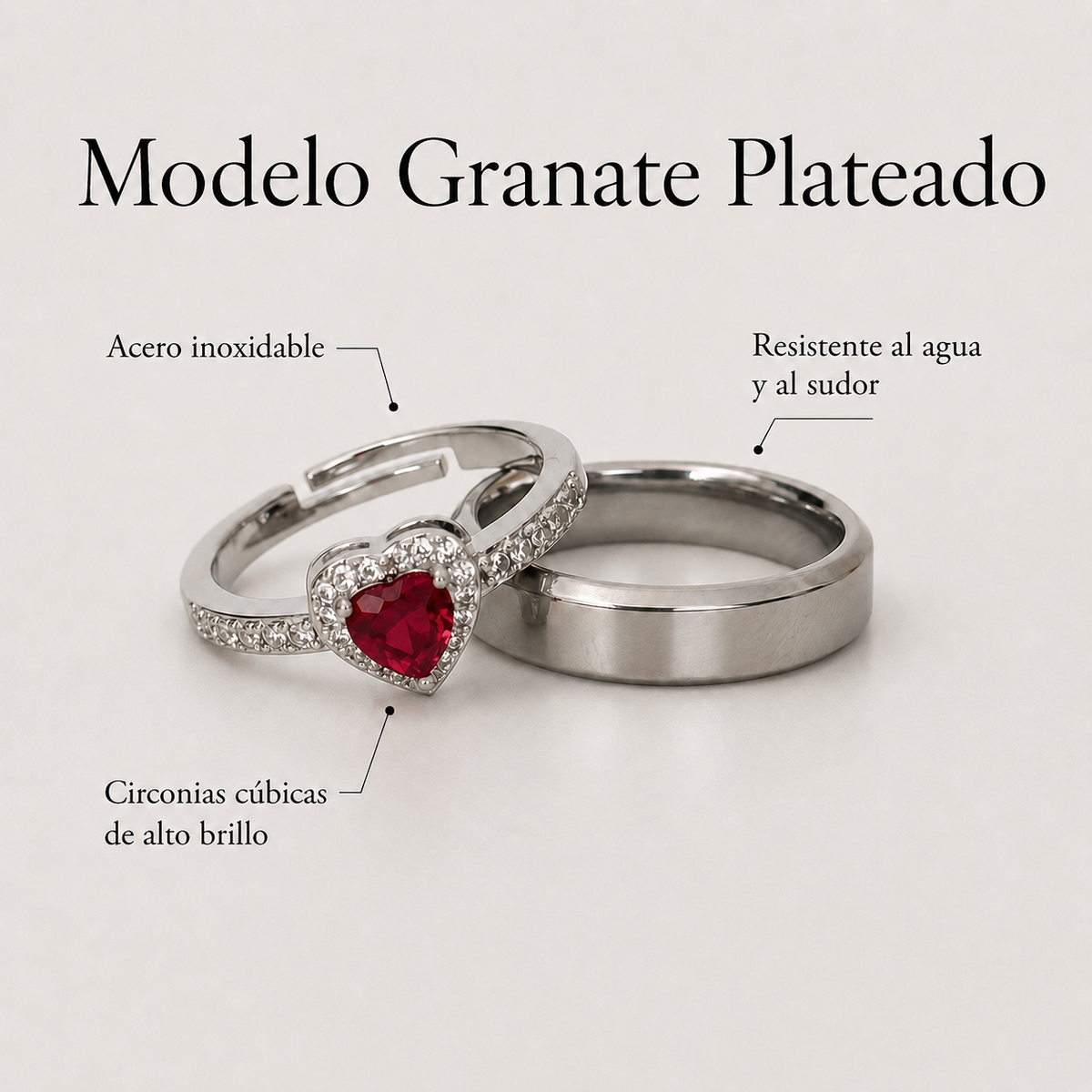 Anillos de promesa Pandora para parejas – foto 6