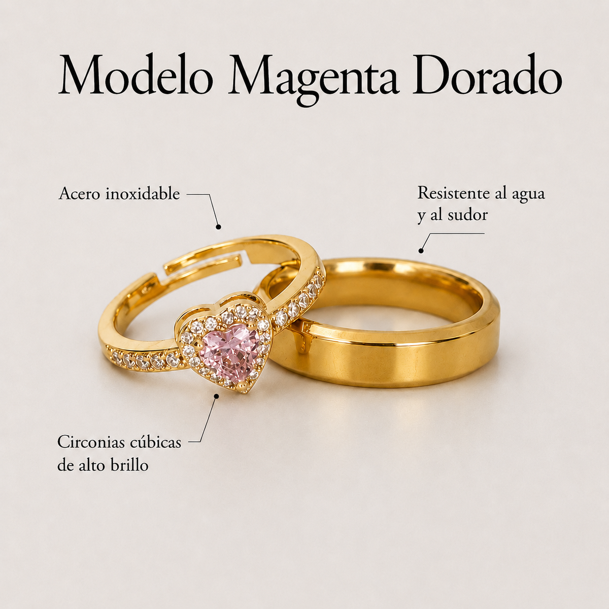 Anillos de promesa Pandora para parejas – foto 9