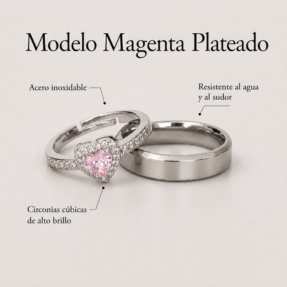 Anillos de promesa Pandora para parejas – foto 10