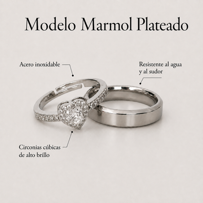 Anillos de promesa Pandora para parejas – foto 12